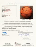 KOBE BRYANT SIGNED BASKETBALL.