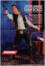 SCREAMIN' "STAR WARS - HAN SOLO" COLLECTORS EDITION VINYL MODEL PRODUCTION ART EXTENSIVE GROUPING.