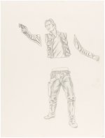 SCREAMIN' "STAR WARS - HAN SOLO" COLLECTORS EDITION VINYL MODEL PRODUCTION ART EXTENSIVE GROUPING.