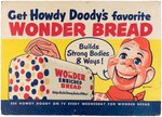 HOWDY DOODY "WONDER BREAD" RARE DELIVERY TRUCK SIGN.