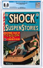 "SHOCK SUSPENSTORIES" #11 OCTOBER-NOVEMBER 1953 CGC 8.0 VF.