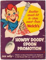 WELCH'S HOWDY DOODY SPOON STORE PROMOTION FOLDER/INSERTS.