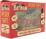 IDEAL "OFFICIAL BATMAN PLAY SET" ORIGINAL ISSUE BOXED SET.