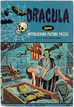 UNIVERSAL MONSTERS - "DRACULA - VAMPIRE'S NEST" SMALLER BOXED JAYMAR PUZZLE FACTORY SEALED.