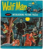 UNIVERSAL MONSTERS - "WOLF MAN - MIDNIGHT PROWL" SMALLER BOXED JAYMAR PUZZLE FACTORY SEALED.