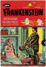 UNIVERSAL MONSTERS - "FRANKENSTEIN - REVENGE" SMALLER BOXED JAYMAR PUZZLE FACTORY SEALED.