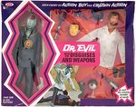 "DR. EVIL WITH HIS DISGUISES AND WEAPONS" DELUXE BOXED SET.