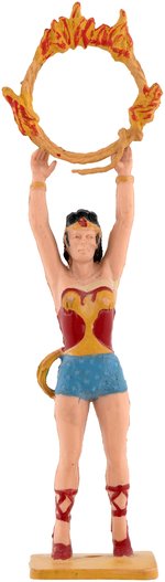 JUSTICE LEAGUE OF AMERICA IDEAL WONDER WOMAN FIGURE W/RARE RING OF FIRE.