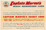 "CAPTAIN MARVEL CLUB" 1942 KIT.