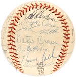 1968 WORLD SERIES CHAMPIONS DETROIT TIGERS TEAM-SIGNED BASEBALL.