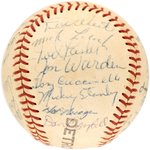 1968 WORLD SERIES CHAMPIONS DETROIT TIGERS TEAM-SIGNED BASEBALL.