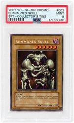 2002 "YU-GI-OH!" PROMO "SUMMONED SKULL" #002 BPT COLLECTOR'S TINS PSA MINT 9.