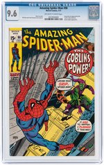 "AMAZING SPIDER-MAN" #98 JULY 1971 CGC 9.6 NM+.