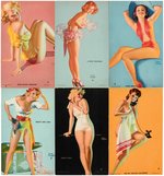 HOT 'CHA GIRLS MUTOSCOPE CARD LOT OF 46.