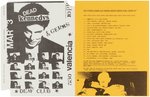 THE GERMS DARBY CRASH BAND TRIO OF PUNK CONCERT FLYERS & POSTER.