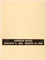 ANDREW WOOD MALFUNKSHUN TRIO OF CONCERT FLYERS & MEMORIAL BOOKLET.
