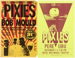 PIXIES PAIR OF CONCERT POSTERS FROM DETROIT, MICHIGAN & EUGENE, OREGON.
