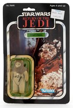 "STAR WARS: RETURN OF THE JEDI" CHIEF CHIRPA 65 BACK-A CARD.