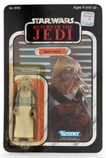 "STAR WARS: RETURN OF THE JEDI" SQUID HEAD 65 BACK-A CARD.