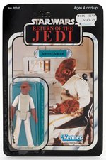 "STAR WARS: RETURN OF THE JEDI" ADMIRAL ACKBAR 65 BACK-A CARD.