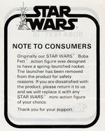 "STAR WARS - BOBA FETT" BOXED MAIL-AWAY ACTION FIGURE.