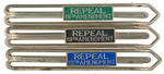 “REPEAL 18TH AMENDMENT” TRIO OF MATCHING TIE BARS.