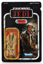 "STAR WARS: RETURN OF THE JEDI" HAN SOLO IN TRENCH COAT 79 BACK-A CARD.