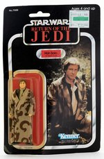 "STAR WARS: RETURN OF THE JEDI - HAN SOLO (IN TRENCH COAT)" 77 BACK-A CARD.