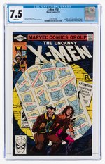 "X-MEN" #141 JANUARY 1981 CGC 7.5 VF- (FIRST RACHEL SUMMERS, AVALANCHE, DESTINY & PRYO).