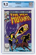 "NEW MUTANTS" #1 MARCH 1983 CGC 9.2 NM-.