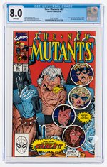 "NEW MUTANTS" #87 MARCH 1990 CGC 8.0 VF (FIRST CABLE & STRYFE).