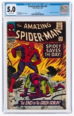 "AMAZING SPIDER-MAN" #40 SEPTEMBER 1966 CGC 5.0 VG/FINE.