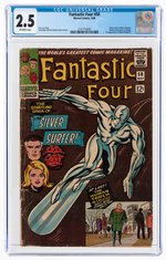 "FANTASTIC FOUR" #50 MAY 1966 CGC 2.5 GOOD+.