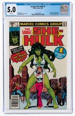 "SAVAGE SHE-HULK" #1 FEBRUARY 1980 CGC 5.0 VG/FINE (FIRST SHE-HULK).