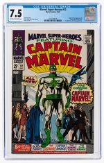 "MARVEL SUPER-HEROES" #12 DECEMBER 1967 CGC 7.5 VF- (FIRST CAPTAIN MARVEL).