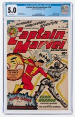 "CAPTAIN MARVEL ADVENTURES" #138 NOVEMBER 1952 CGC 5.0 VG/FINE.