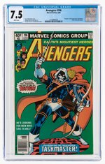 "AVENGERS" #196 JUNE 1980 CGC 7.5 VF- (FIRST TASKMASTER).