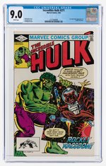 "INCREDIBLE HULK" #271 MAY 1982 CGC 9.0 VF/NM (FIRST ROCKET RACCOON).