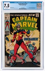 "CAPTAIN MARVEL" #17 OCTOBER 1969 CGC 7.5 VF-.