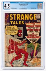 "STRANGE TALES" #115 DECEMBER 1963 CGC 4.5 VG+.