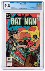 "BATMAN" #368 FEBRUARY 1984 CGC 9.4 NM (JASON TODD BECOMES ROBIN).