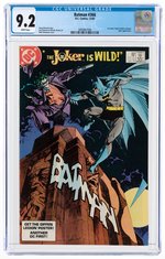 "BATMAN" #366 DECEMBER 1983 CGC 9.2 NM- (FIRST JASON TODD IN ROBIN COSTUME).