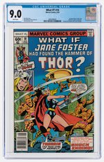 "WHAT IF?" #10 AUGUST 1978 CGC 9.0 VF/NM (FIRST JANE FOSTER AS THOR).