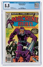 "MACHINE MAN" #1 APRIL 1978 CGC 5.5 FINE-.