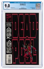 "DEADPOOL" #1 AUGUST 1993 CGC 9.0 VF/NM (FIRST SOLO DEADPOOL COMIC).