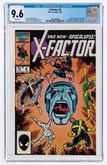 "X-FACTOR" #6 JULY 1986 CGC 9.4 NM (FIRST FULL APOCALYPSE).