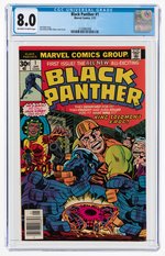 "BLACK PANTHER" #1 JANUARY 1977 CGC 8.0 VF.