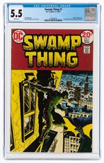 "SWAMP THING" #7 NOVEMBER-DECEMBER 1973 CGC 5.5 FINE-.