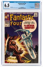 "FANTASTIC FOUR" #55 OCTOBER 1966 CGC 6.5 FINE+.