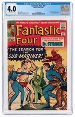 "FANTASTIC FOUR" #27 JUNE 1964 CGC 4.0 VG.